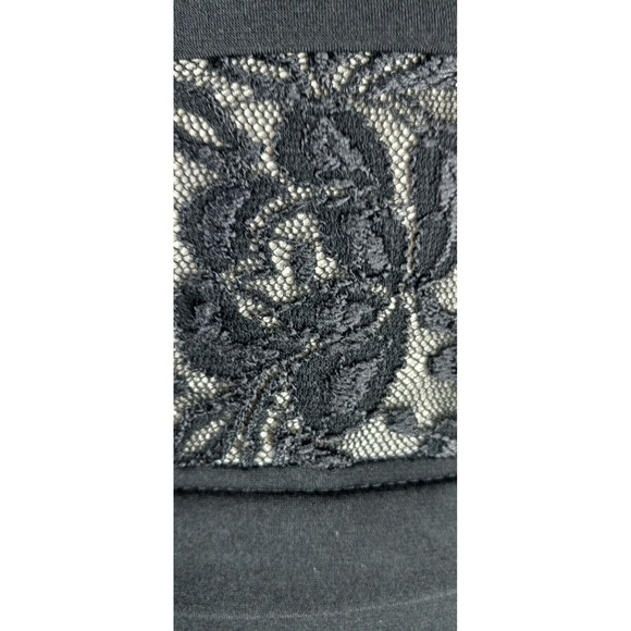 CAROLE LITTLE Black  Stretch Short Lace ‎ Dress Size 6 - Picture 2 of 9